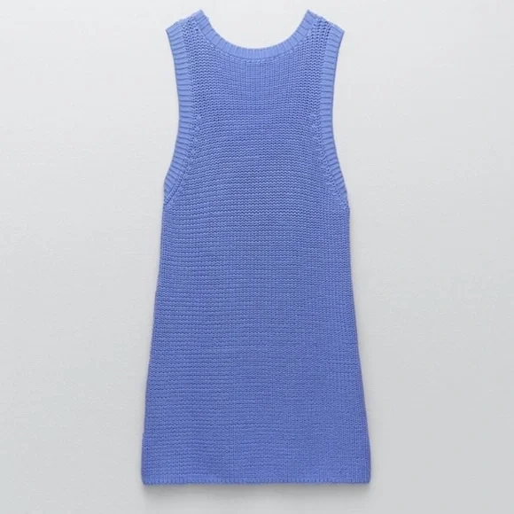 Zara Knit Dress in Bluish - Picture 8 of 14